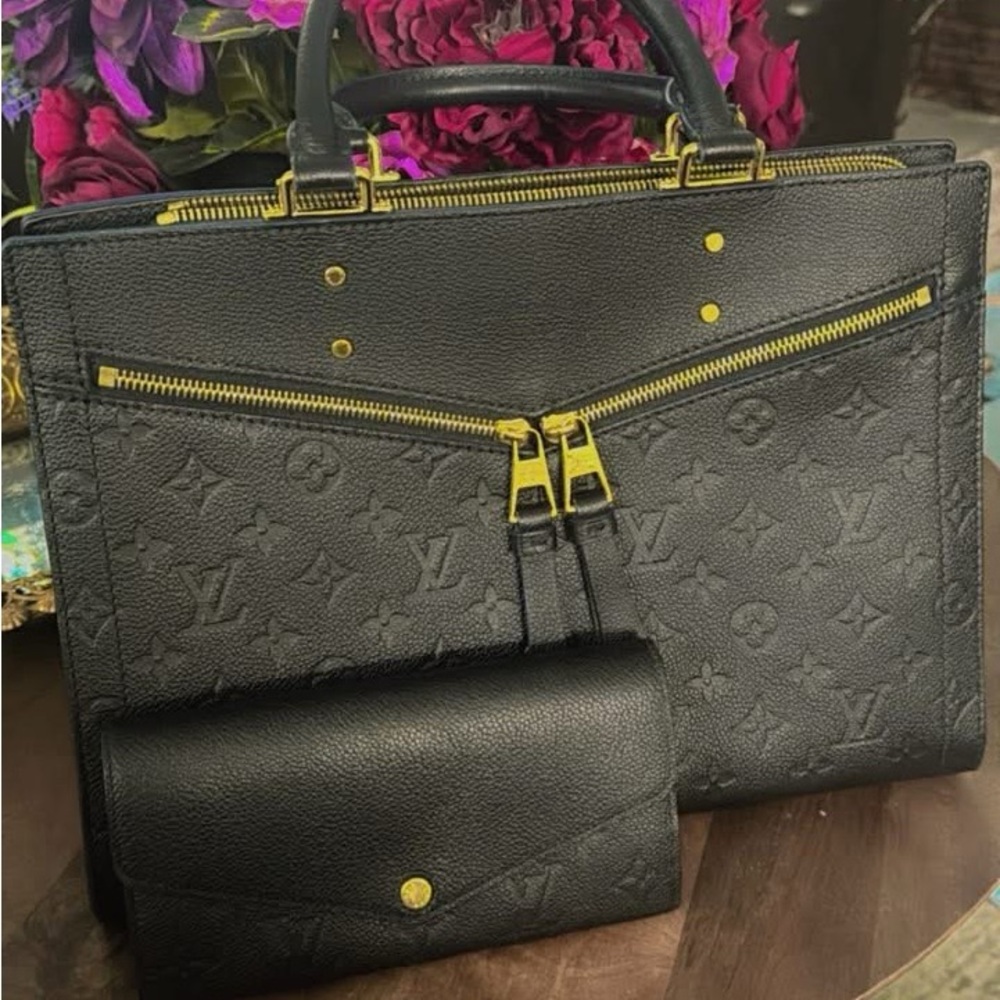 Louis Vuitton Black Monogram Bag and Wallet - Picture 2 of 2